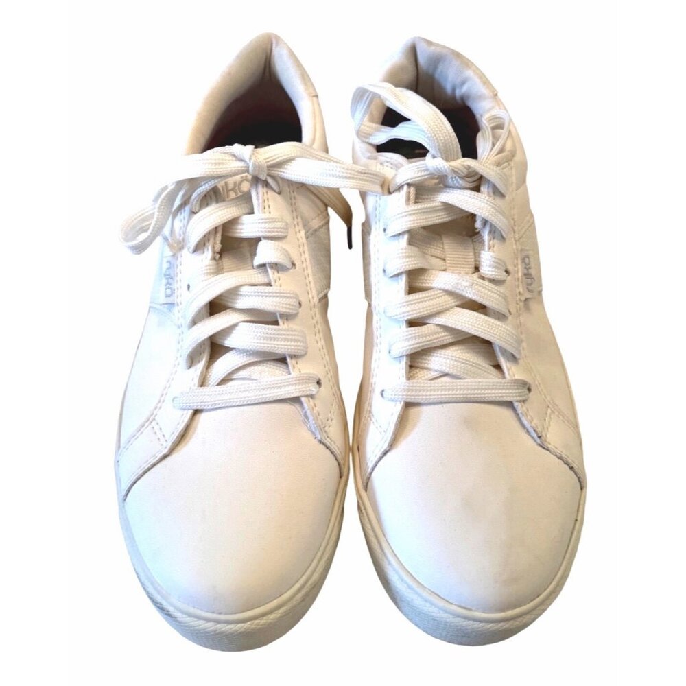 Ryka Viv Classic Oxford Lace Up Size 7M EU 37 White Leather Sneakers Women's NWO - Picture 11 of 12